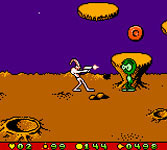 Earthworm Jim - Menace 2 the Galaxy sur Nintendo Game Boy Color